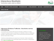 Tablet Screenshot of intensivkursstockholm.com